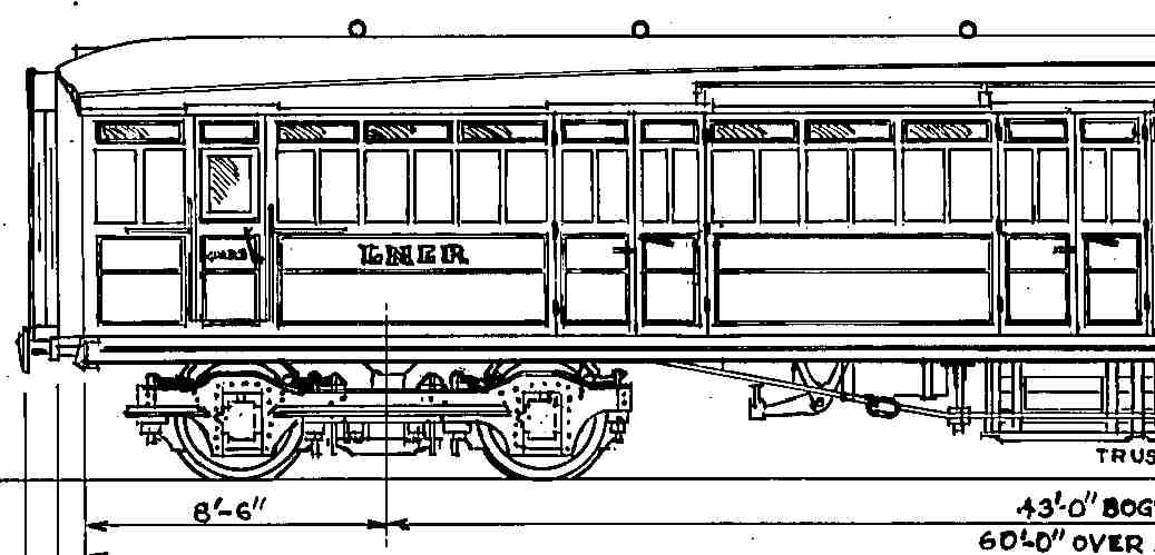 Gresley 61' 6" corridor first